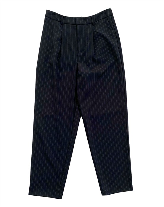 Valentina WBL Striped Bukser - Midnight Blue Pinstripe