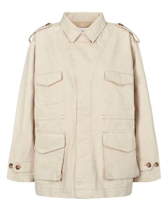 Feodora Denim Ecru Defense Jakke - Ecru