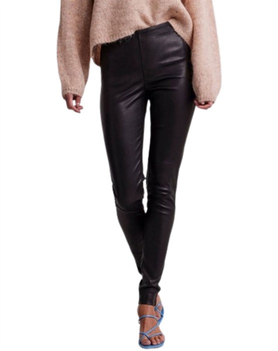 Zeba Stretch Leather Legging