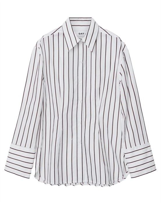 Julia Modern Stripe Rd Skjorte