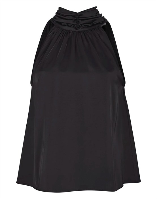 SRAbia Halter Neck Top - Black