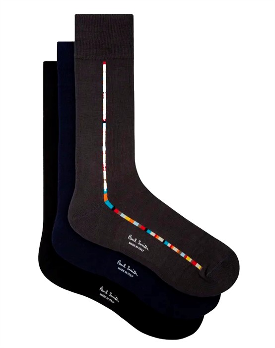 Central Signature Stripe Strømper - 3 Stk