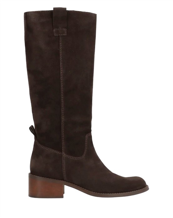 Martina Long Støvle - Noir Cacao