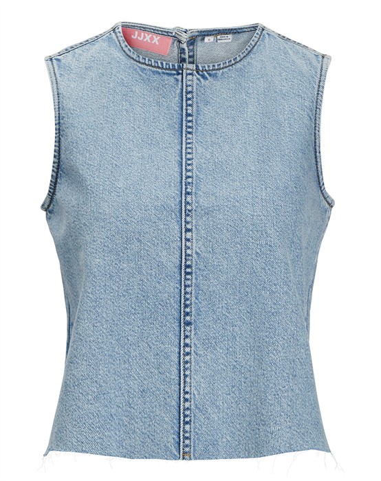 Maggie Cut Off Denim Top