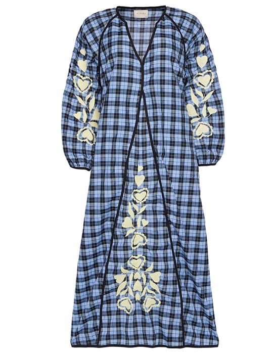 Fran Kjole - Blue Checks