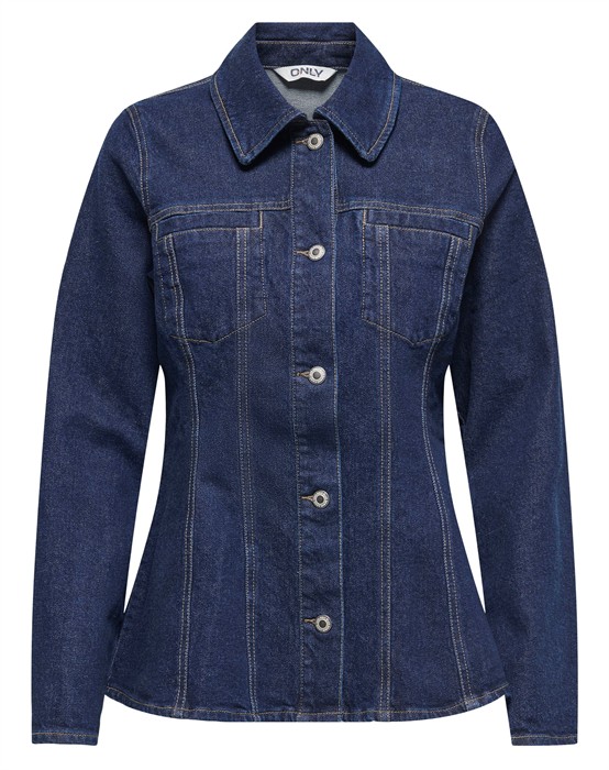 Elle Fitted Denim Jakke