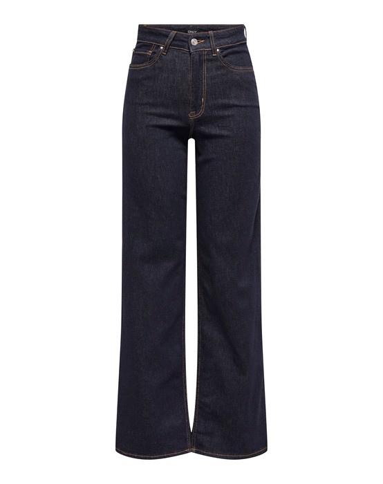 OnlMadison Blush Wide Jeans - Dark Blue Denim