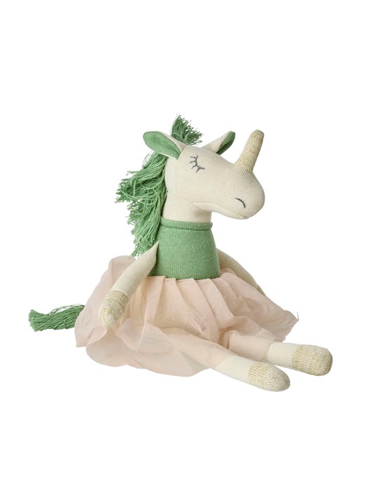 Lille Enhjørning Bomuld Bamse - Multifarvet