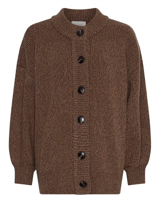 MSCHLissi Knit Cardigan - Slate Black Melange