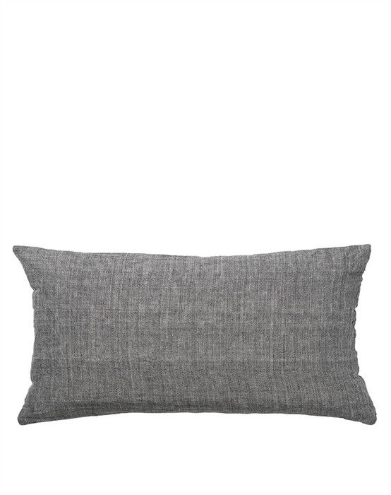 Linen Mini Gable Pude - Mocca - 45 x 70 Cm