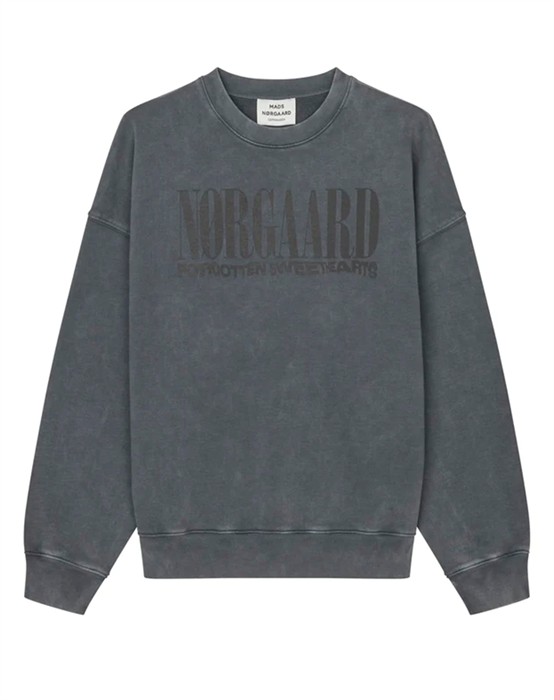 Compact Cotton Alti Sweatshirt - Washed Black 