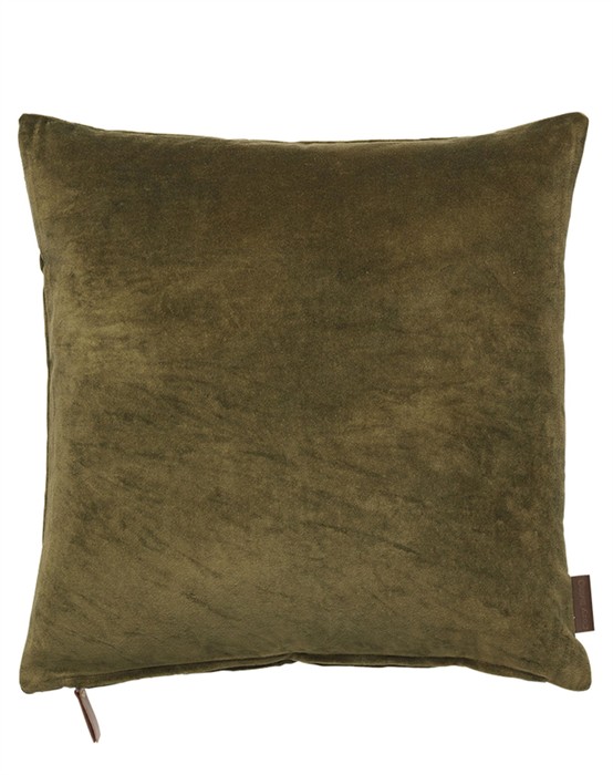 Velvet Soft Pude - Mustard - 50 x 50 Cm