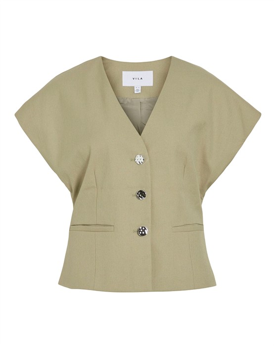 ViKeep V-neck Blazer - Elm 
