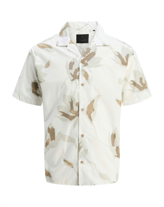 Palermo Print Resort Skjorte 