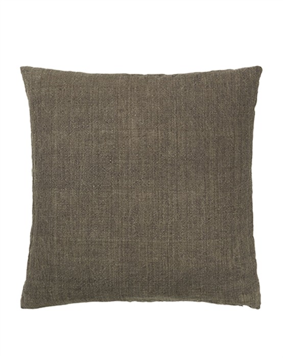 Linen Pude Chestnut - 50 x 50 cm