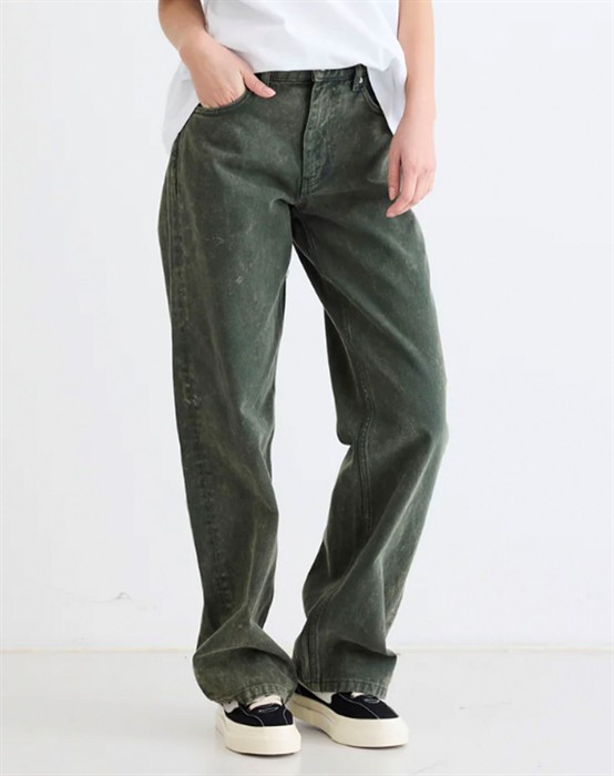 Carla Colour Jeans - Dark Green