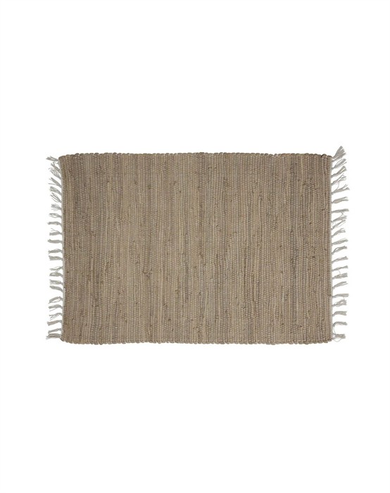 Gulvtæppe - 60 X 90 Cm - Natural