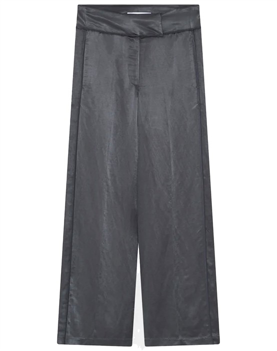 Elms High Shine Blend Bukser - Ebony