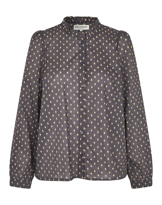 Lollys Laundry - River LL Skjorte - Dark Blue