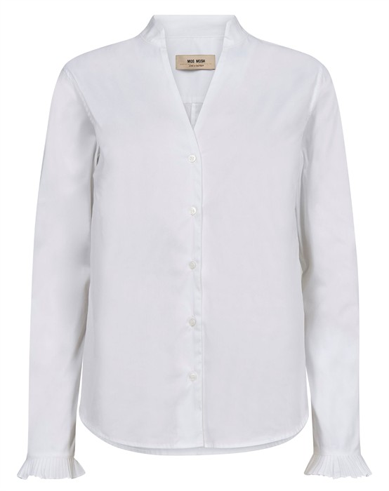 MMHassie Pleat Skjorte - White