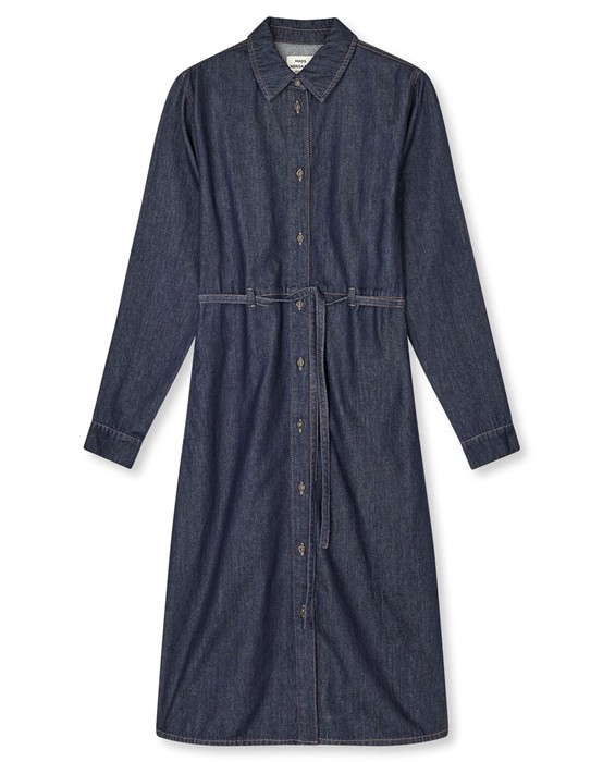 Cosy Denim Svanli Kjole - Dark Indigo 