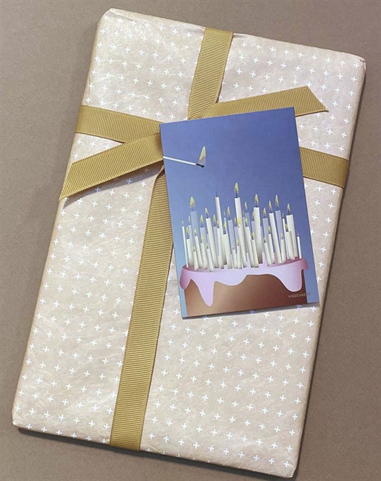 Minikort - Cake With Candles