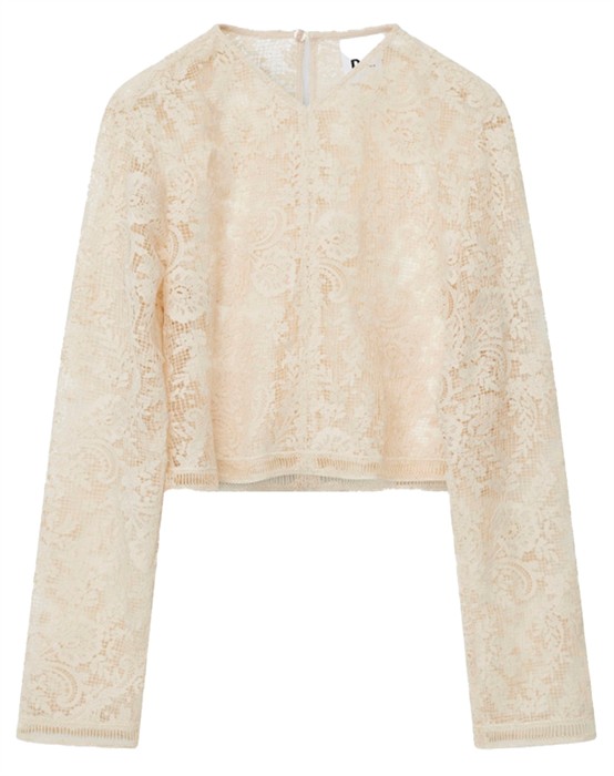 Aaliyah Spring Crochet Bluse