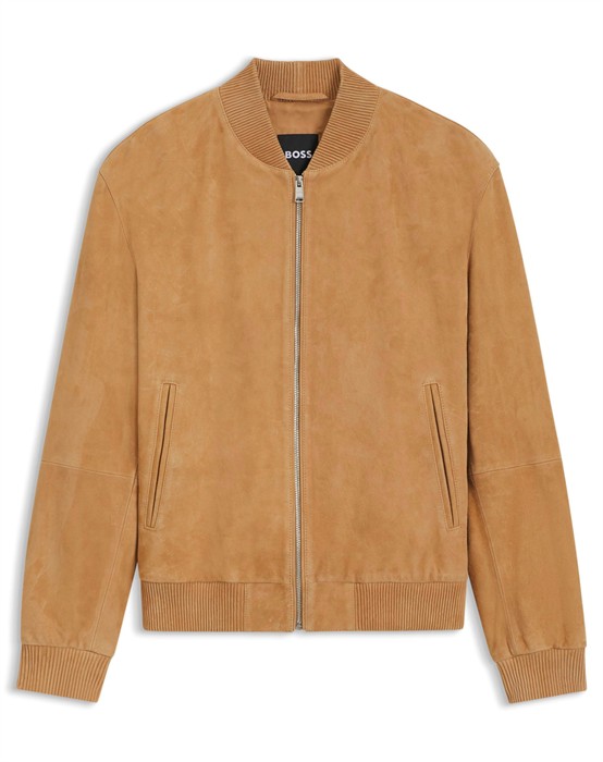 Muller Læder Jakke - Medium Beige