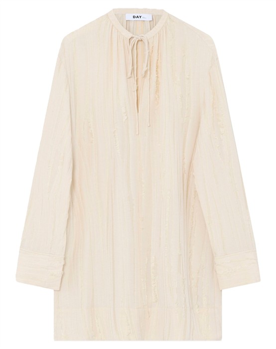 Glover Structured Fringes Kjole - Pistachio Shell