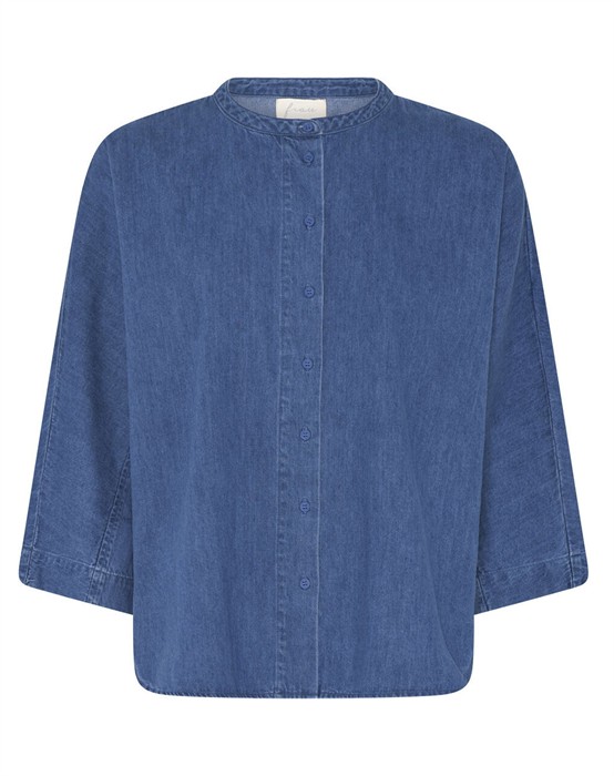 Seoul Kort Denim Skjorte