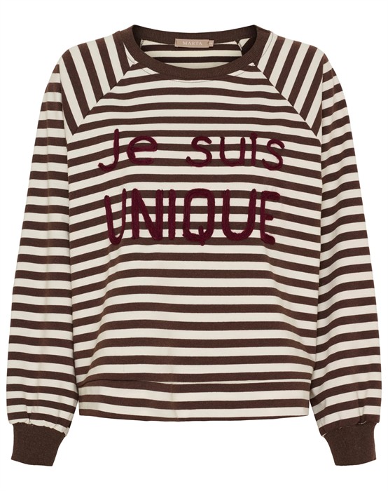 MDCFenja Sweatshirt - Moro/Bordeaux