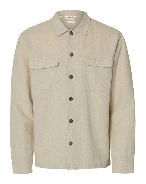 Leroy Linen Blend Skjorte 