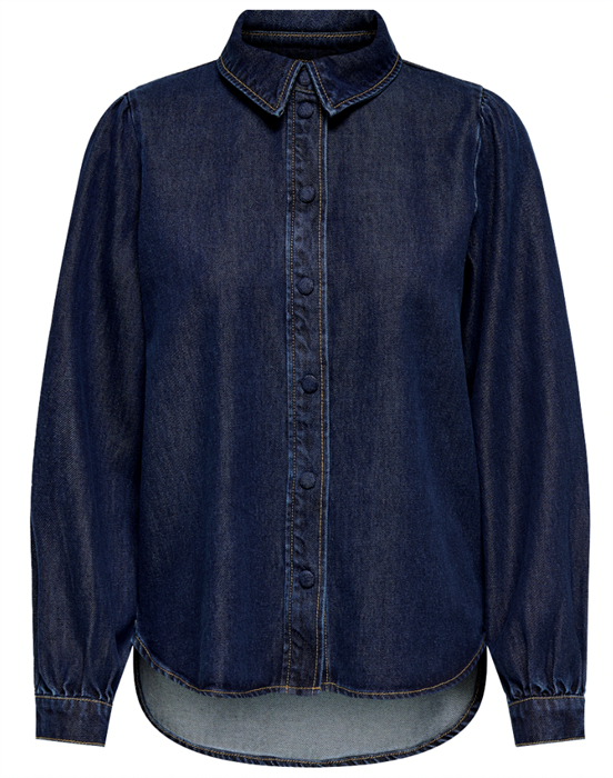 OnlJulie Denim Skjorte - Dark Blue Denim
