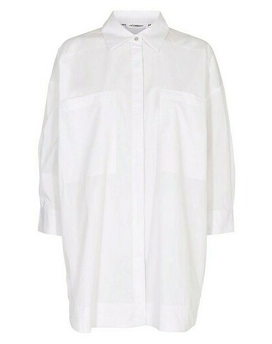 Cotton Crisp Pocket Skjorte 