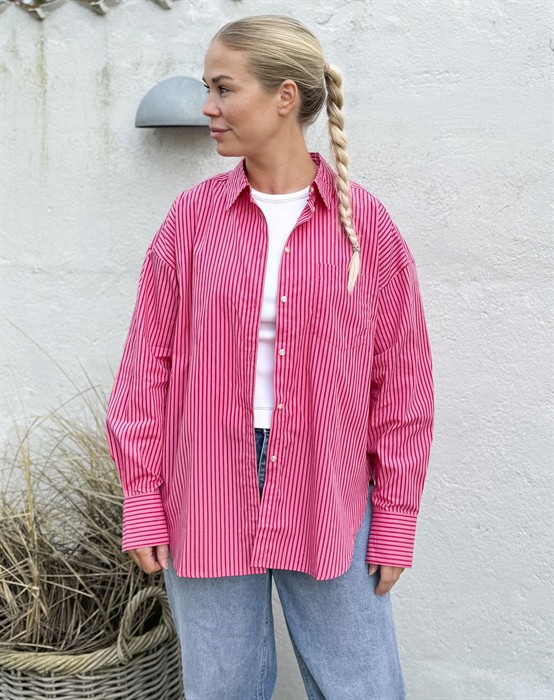 Jamie Relaxed Poplin Skjorte