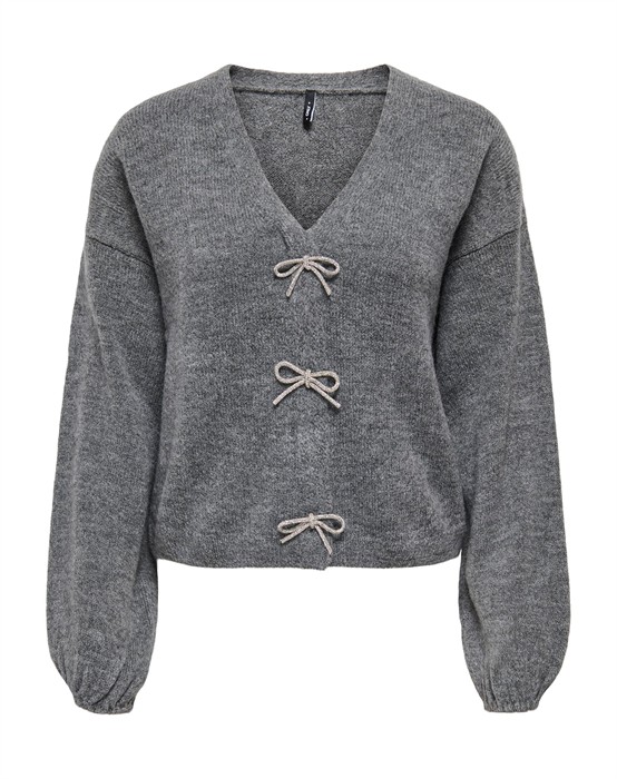 ONLDonna Bow V-Neck Strik 