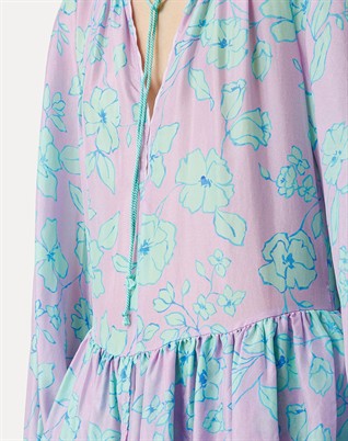 "True Colors" Habotai Silk Kjole