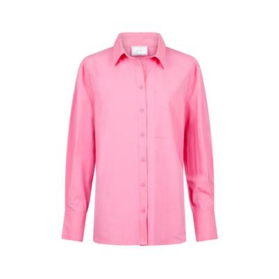 Neo Noir Paris Poplin Skjorte Pink 