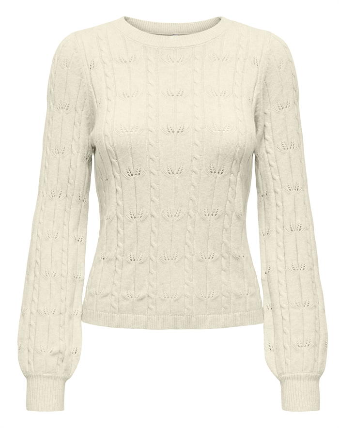 Only - ONLKatia LS Structure Strik - Baby´S Breath