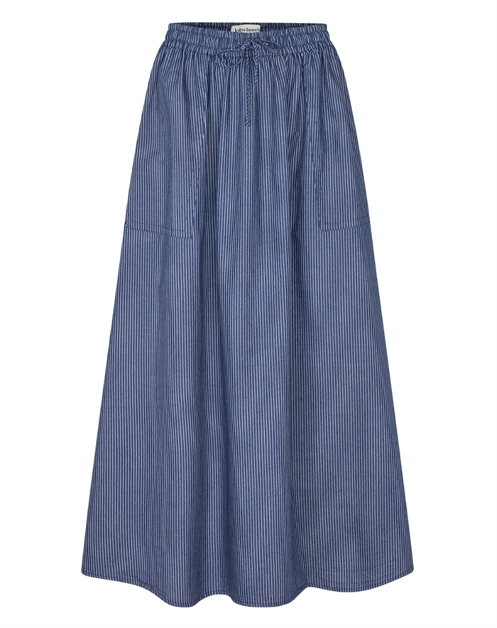Lollys Laundry - Akane LL Maxi Nederdel - Dark Blue
