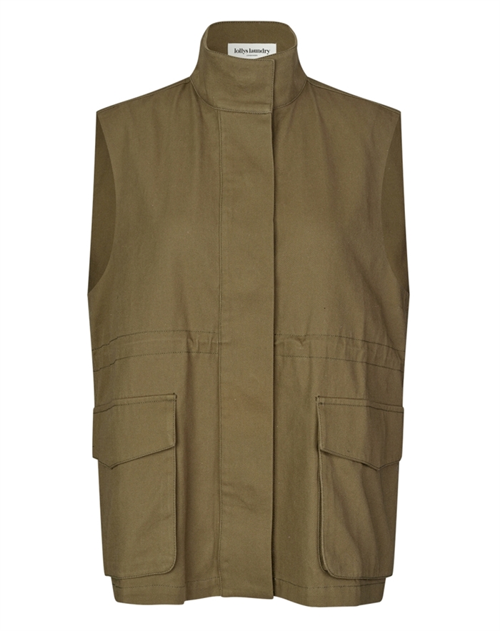 Lollys Laundry - Ami LL Vest - Dusty Green