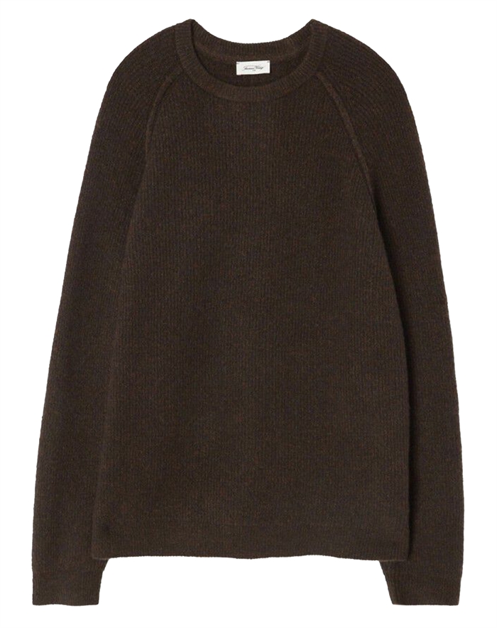 American Vintage - Damsville Pull Strik - Choco Chine
