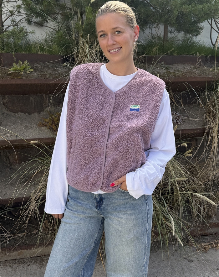 American Vintage - Hoktown Vest - Prunelle Chine