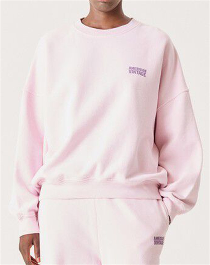 American Vintage - Plizzy Sweatshirt - Petal Vintage