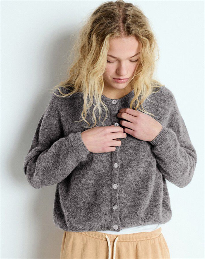 American Vintage - Vitow Cardigan - Acier Chine