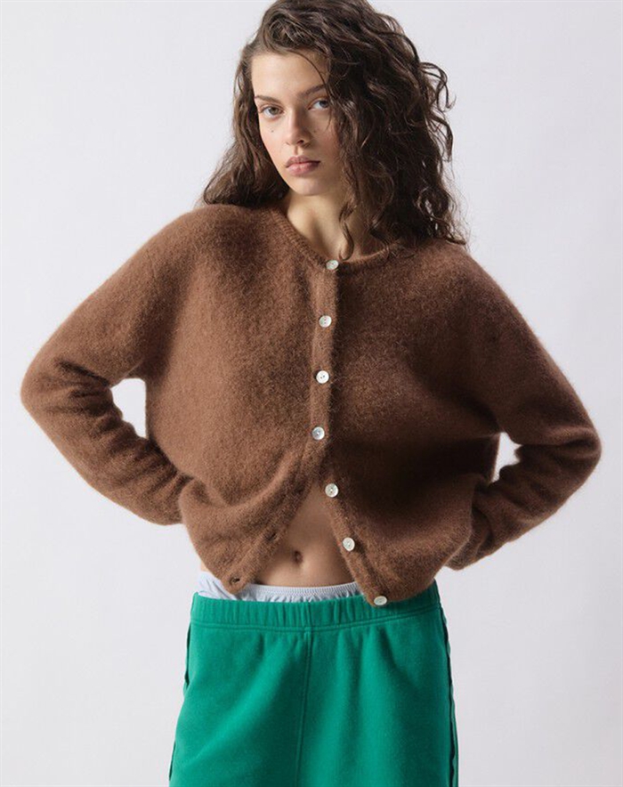 American - Vitow Cardigan - Chocolat Chine