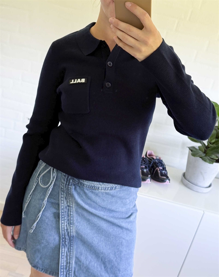 Ball Original - Barmarietta Knit Polo - Sky Captain