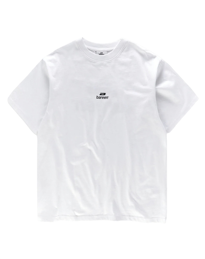 Bareen - Logo Box Fit T-shirt - White