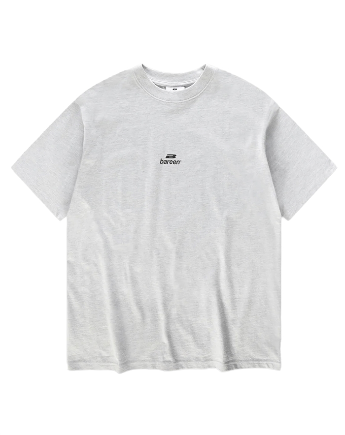 Bareen - Logo box Fit T-shirt - Cloudy Grey