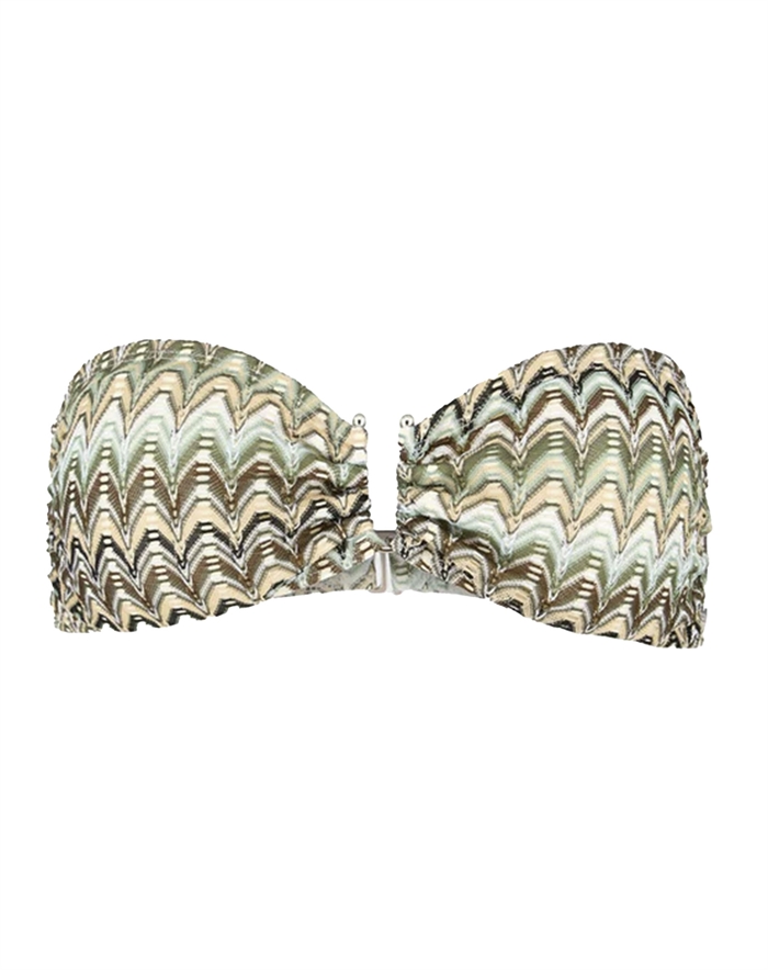 Beck Söndergaard - Amber Bandeau Bikini Top - Beetle Green 